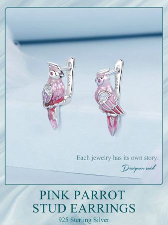 Cercei argint cu papagali [14]