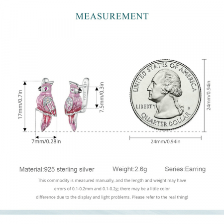Cercei argint cu papagali [11]