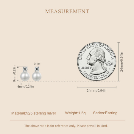 Cercei argint cu perle naturale si moissanite [9]