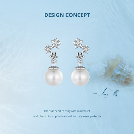 Cercei argint cu perle si zirconii [12]