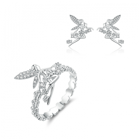 Cercei argint cu zane [8]