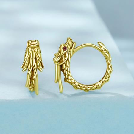 Cercei argint Dragoni [2]