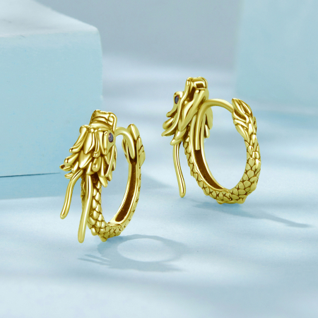 Cercei argint Dragoni [4]