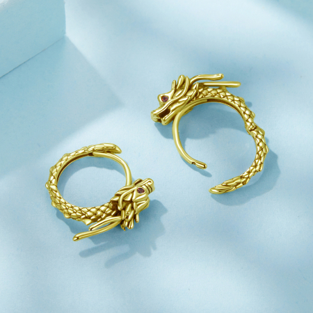 Cercei argint Dragoni [6]