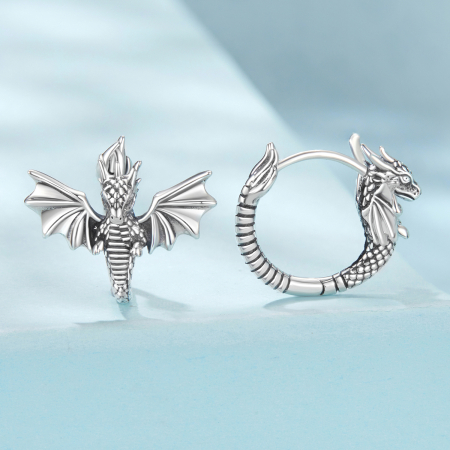Cercei argint Dragoni Zburatori [2]