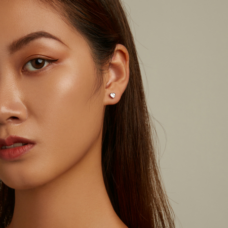 Cercei argint dragoste simpla [7]