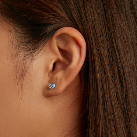 Cercei argint dragoste simpla [1]