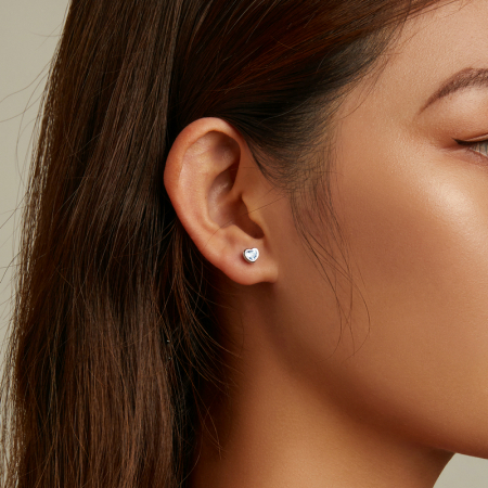 Cercei argint dragoste simpla [5]