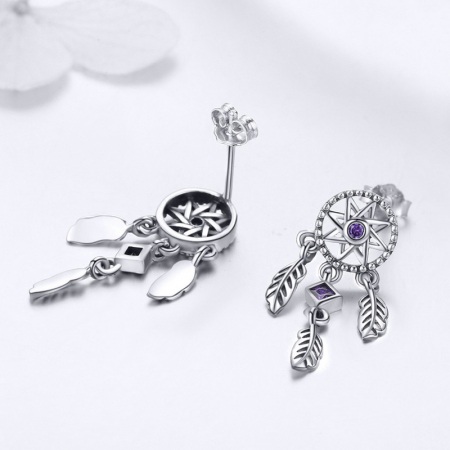 Cercei argint Dream catcher [2]