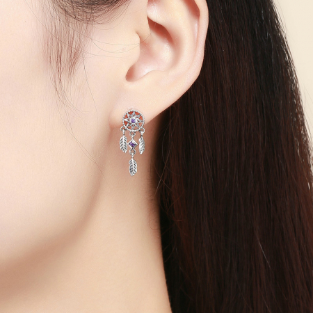 Cercei argint Dream catcher [1]