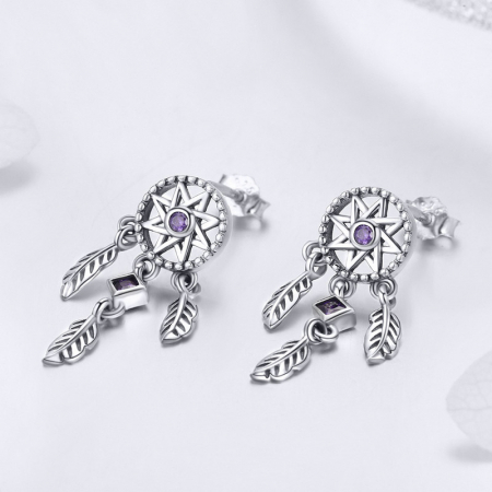 Cercei argint Dream catcher [4]