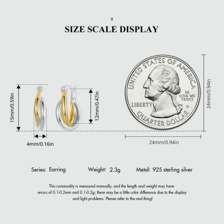 Cercei argint Duo [11]