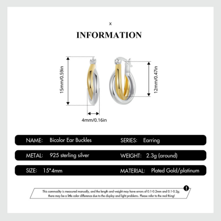 Cercei argint Duo [9]