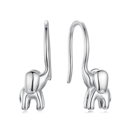 Cercei argint Elefanti