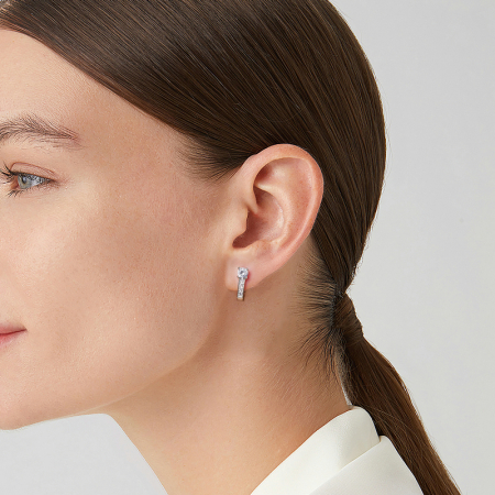 Cercei argint eleganti cu zirconii [3]