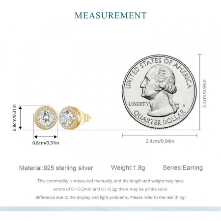 Cercei argint eleganti cu zirconii [8]
