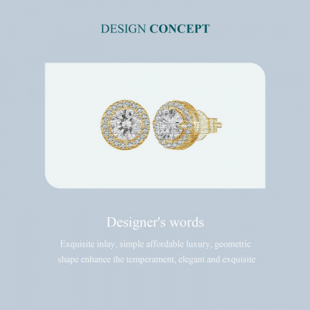 Cercei argint eleganti cu zirconii [6]