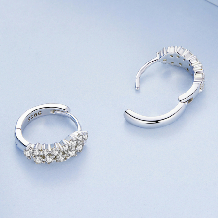 Cercei argint Exquisite cu zirconii [6]