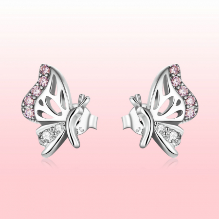 Cercei argint fluturasi delicati [9]