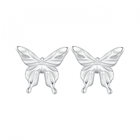 Cercei argint fluture