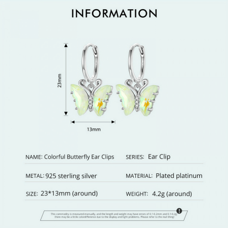 Cercei argint fluture simfonie [10]