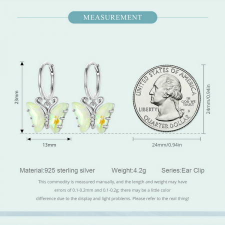 Cercei argint fluture simfonie [11]