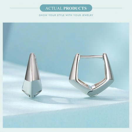 Cercei argint geometrici [11]