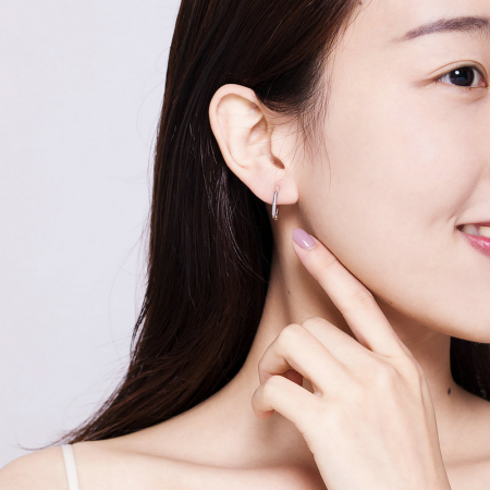 Cercei argint hexagonali [1]