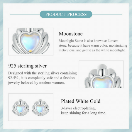 Cercei argint in forma de scoica [10]