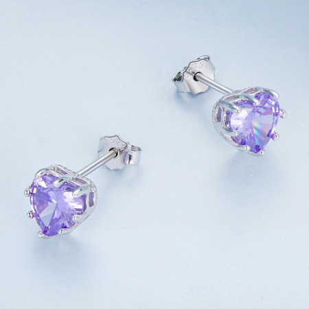 Cercei argint inimioare [4]