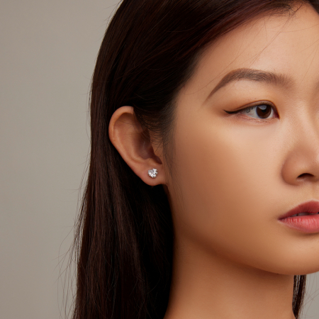 Cercei argint inimioare [3]