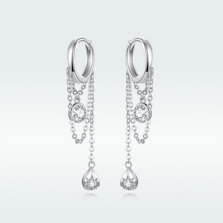 Cercei argint lanturi si zirconii [6]