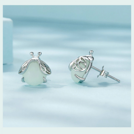 Cercei argint licurici fosforescenti [14]