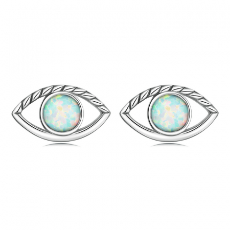 Cercei argint ochi de opal [7]