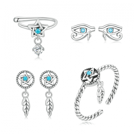 Cercei argint Dreamcatcher [6]