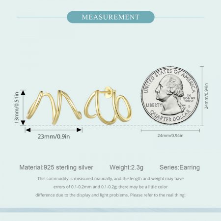 Cercei argint peste lob [7]