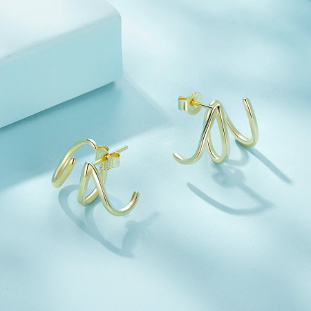 Cercei argint peste lob [2]