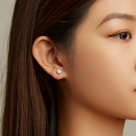 Cercei argint picatura de opal [3]