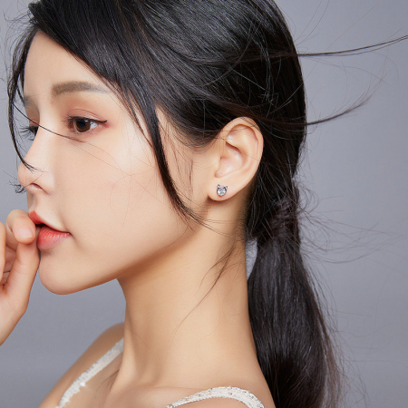 Cercei argint pisicute jucause [5]