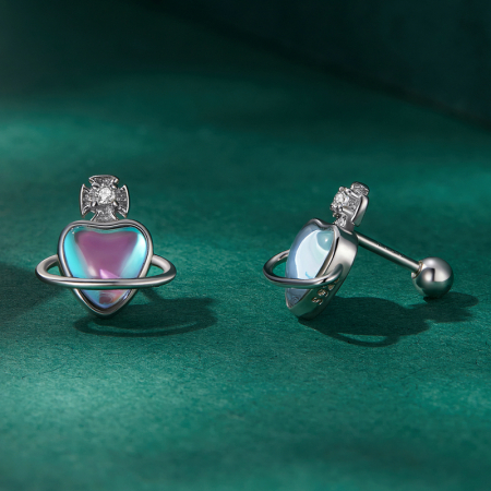 Cercei argint planeta dragostei [2]