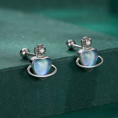 Cercei argint planeta dragostei [4]