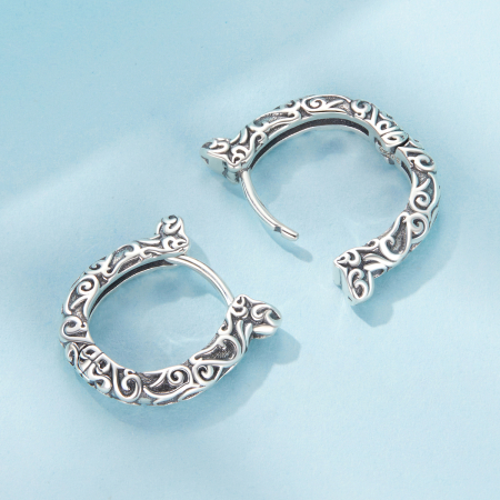 Cercei argint Potcoava Norocoasa [6]