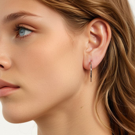 Cercei argint rasuciti Disco [3]