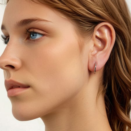 Cercei argint rasuciti Disco [3]