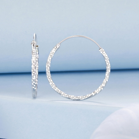 Cercei argint rasuciti Disco [2]