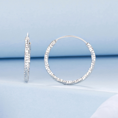 Cercei argint rasuciti Disco [2]