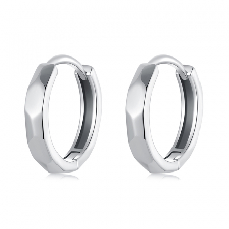 Cercei argint rotunzi 10 mm