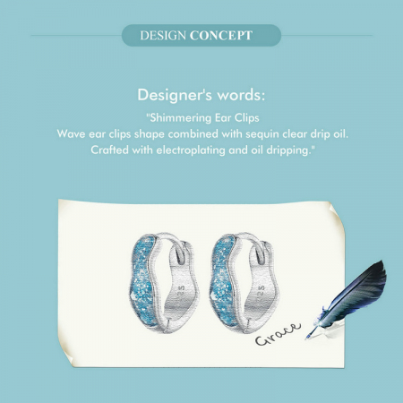 Cercei argint rotunzi albastrul cerului [8]