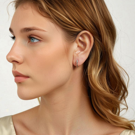 Cercei argint rotunzi sarpe [3]