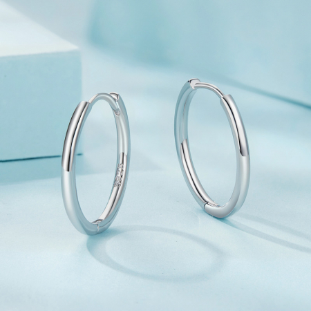 Cercei argint rotunzi simpli [4]